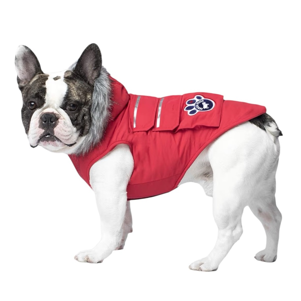 Canada Pooch Everest Explorer Red Dog Jacket Size 20" 33-40lb.